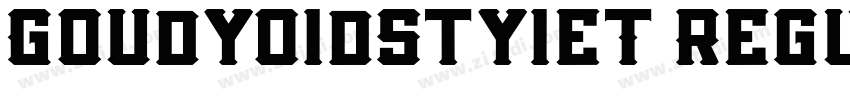 Goudy01dSty1eT Regul字体转换